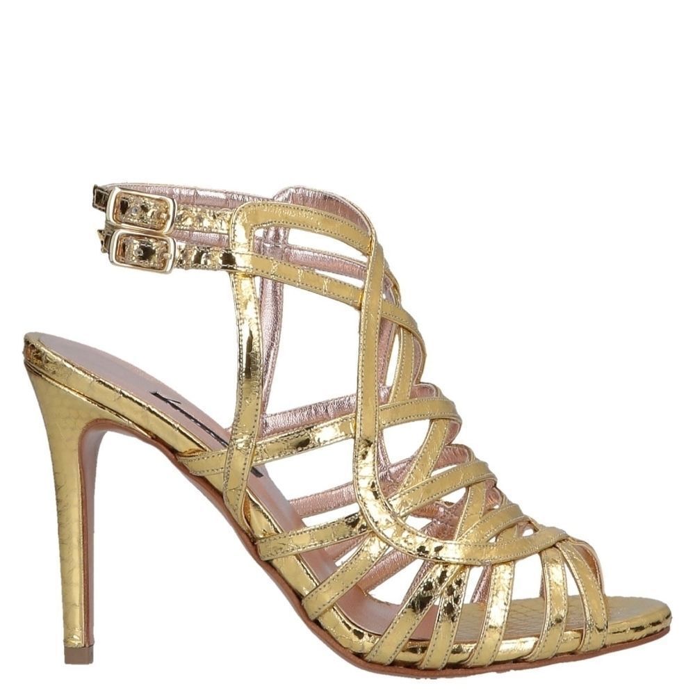 Albano Gold Sandals Size 36 39 Bnib